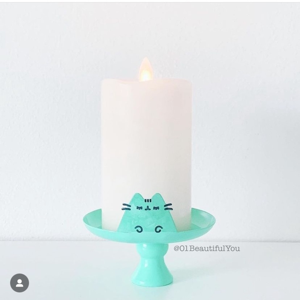 NIB🤩 Pusheen candle holder! Pusheen box exclusive